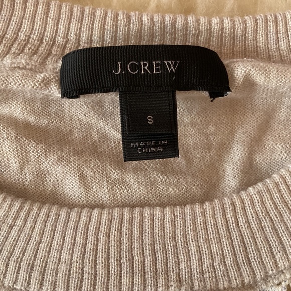 J. Crew Sweater with Embroidered Seersucker Detail - Picture 3 of 8